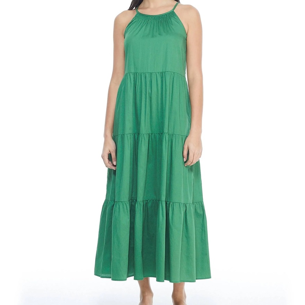 Gal Meets Glam Fern Dress - Olive Green Maxi